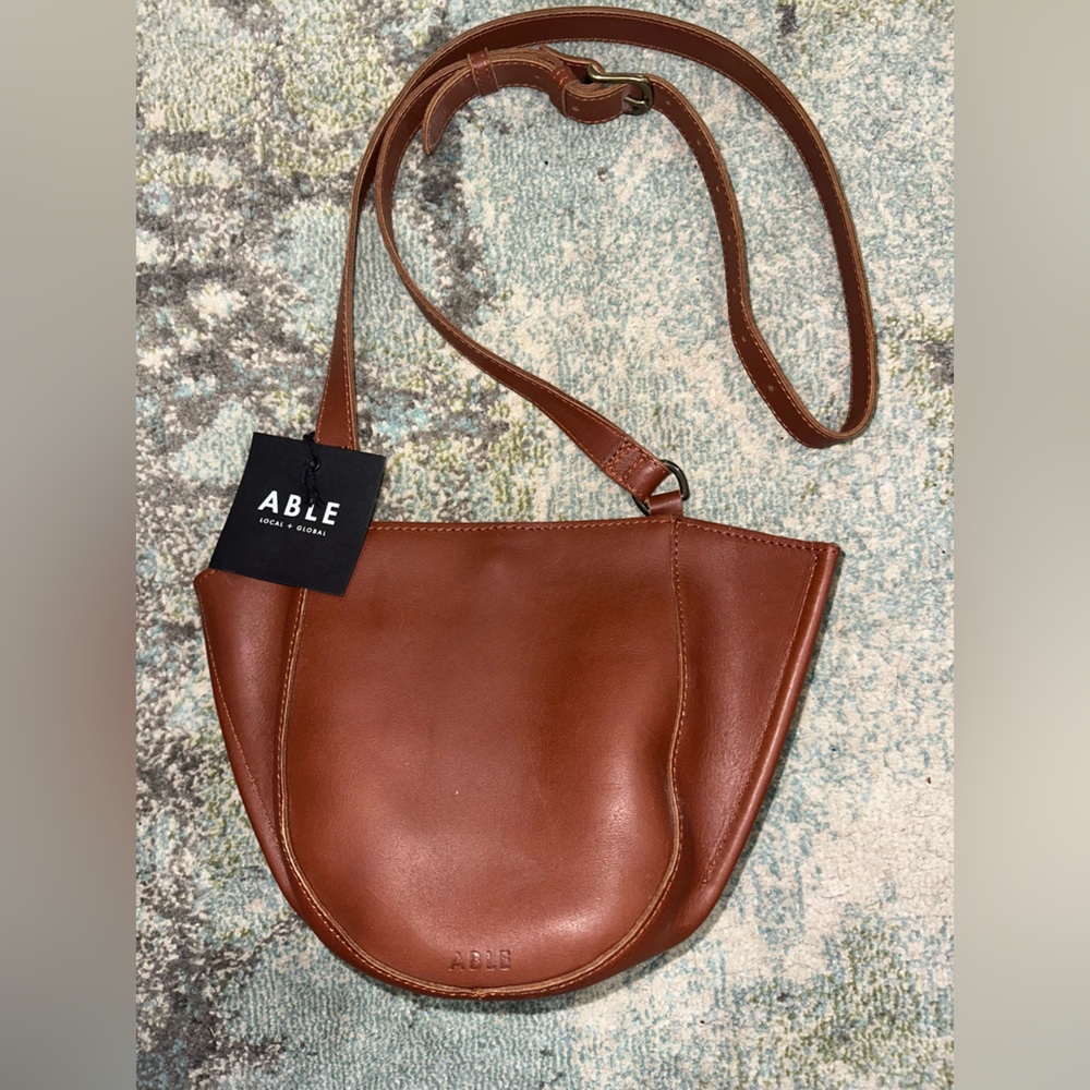 🟠 NWT ABLE LEATHER BAG 🟠 - Picture 2 of 4